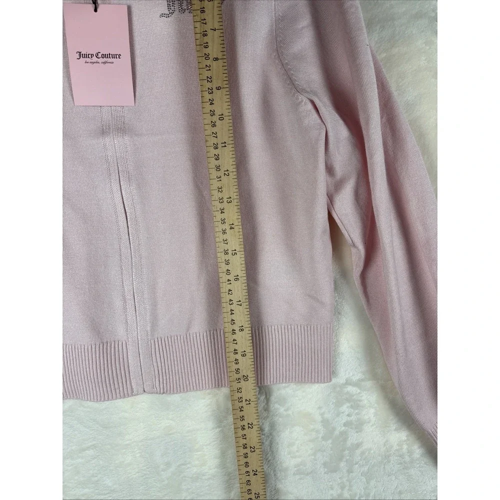 Juicy Couture Pink Knit Sweater Hoodie & Pants Set‎ Outfit Sz XL Lounge Y2k 90's
